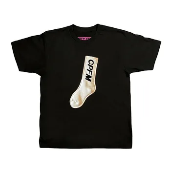 

2020ss Kanye CPFM.XYZ Sock T shirts 1:1 Best Quality Top Tee Summer Style Casaul Hip-hop Cotton CPFM.XYZ Sock T-Shirts