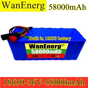 

18650Battery 36V 10S4P 58Ah 600W High power&capacity 42V lithium battery pack ebike electric bicycle motor scooter with 20A BMS