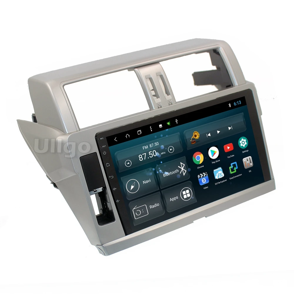 10,1 дюймов Восьмиядерный Android 8,1 автомобильный DVD gps для Toyota Prado+ авторадио gps Автомагнитола с BT Радио RDS Mirrorlink