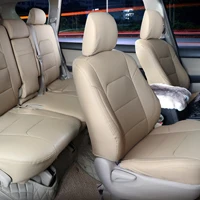 BOOST пользовательские кожаные чехлы для сидений автомобиля BYD E6 FO F3 F6 G3 G5 G6 L3 M6 S6 S7 F3R E5 автомобильный полный комплект подушки - Название цвета: 19-02 Beige