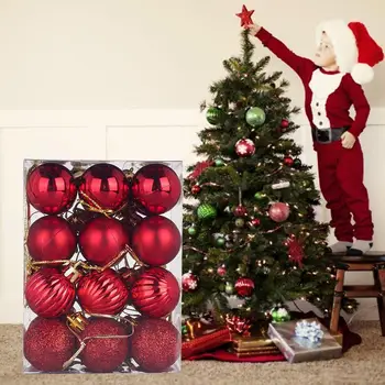 

24pcs Christmas Decorations Balls Tree Ornaments Large Foam Styrofoam Decoration Toys On The Christmas Tree 3cm Ball Baubles New