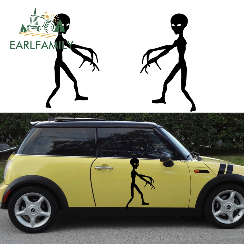 EARLFAMILY 58 см X 33 47 2x жуткий инопланетянин (по одному с каждой стороны) Автомобильные