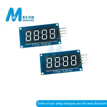Nieuwe Led Display Module TM1637 Voor Arduino 7 Segment 4 Bits 0.36 Inch Klok Rood Anode Digitale Buis Vier Seriële driver Board Pack