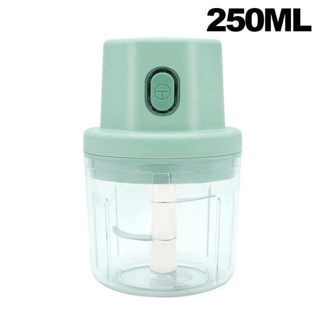 Food Crusher Mini Garlic Press Food Vegetable Chopper Squeezer Kitchen Meat Grinder Garlic Masher Machine 110/250ML