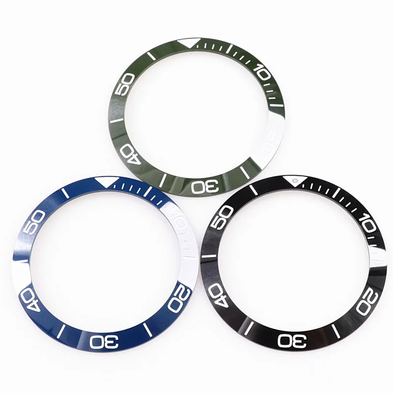 Quadrante Da 41Mm Con Inserto In Ceramica Luminosa Da 38.7Mm Quadrante Da 41Mm Per Longines (L3 Quadrante Nero Blu Verde Orologio Sostituire Gli Acces