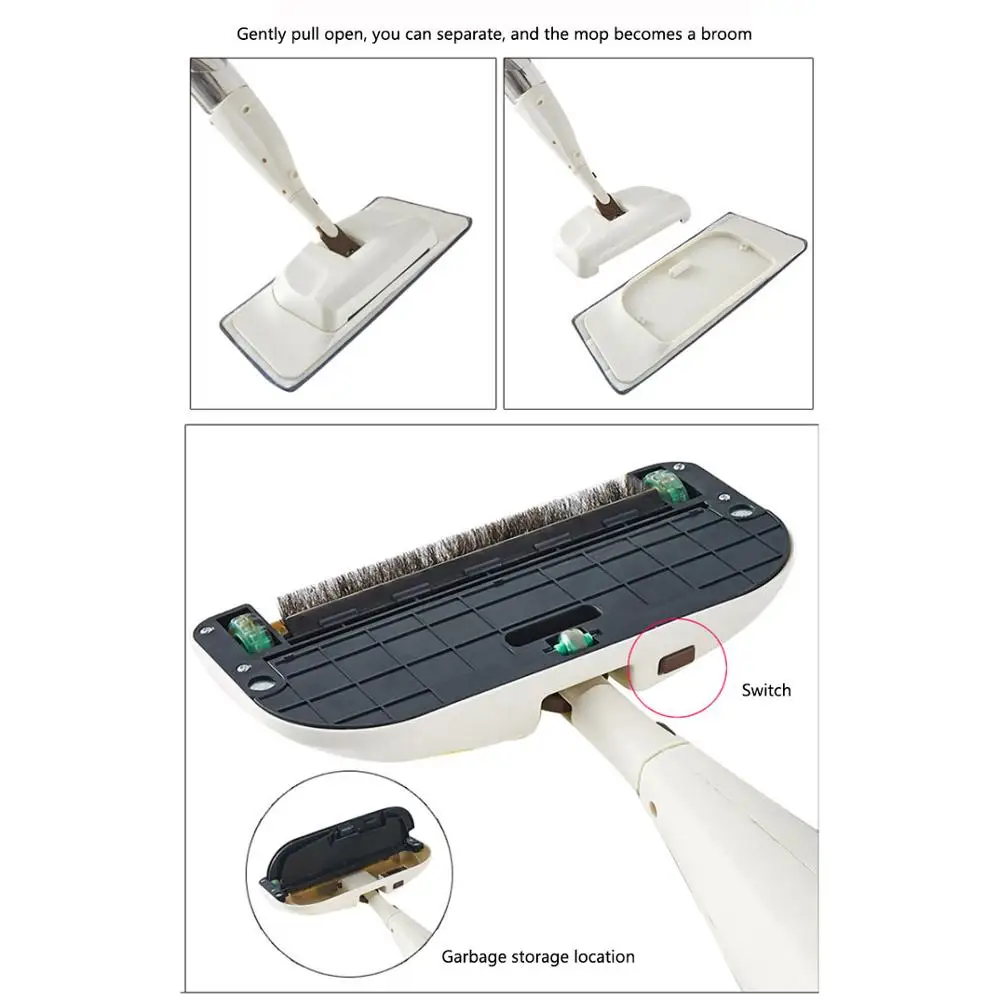 Us 16 09 40 Off Spray Mop Broom For Hardwood Floors Housework Cleaner Dust Mop With Microfiber Machine Washable Pad For Quick Floor Clean In Hand