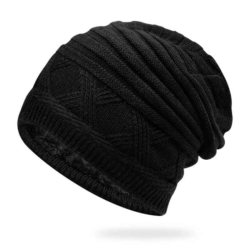 Супер теплые шапки, хип-хоп пуловер и шапка, мужские шапки Skullies, женские шапки, Корейская теплая шапка fille, уличная шерстяная вязаная шапка для России