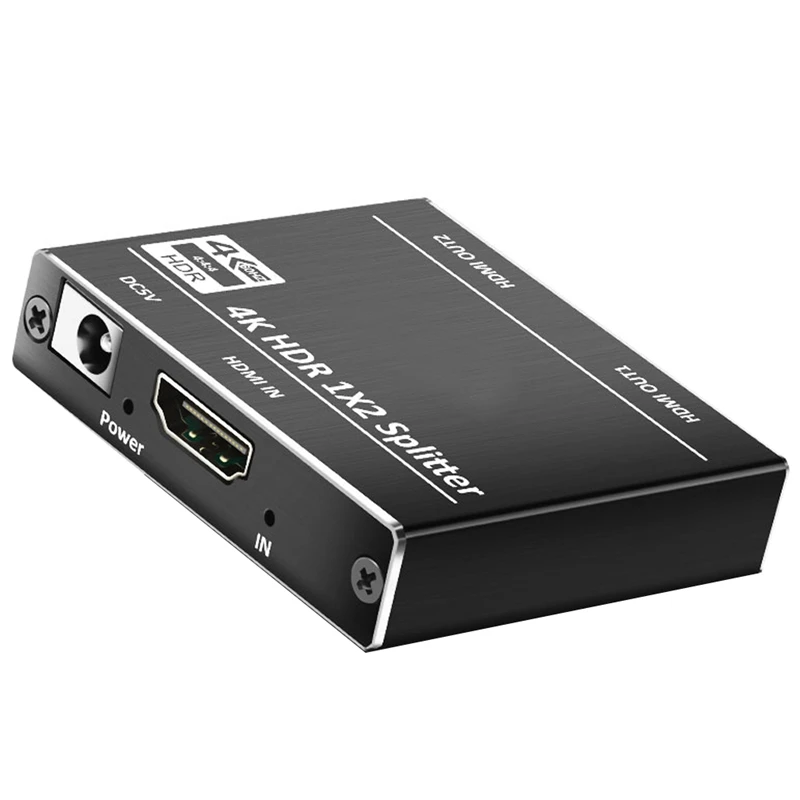 AMS-1 в 2 выхода HDMI split ter 4K HDCP 2,2 1080P видео HDMI переключатель усилитель раздельный Us Plug