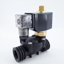 Нормально открытый 2 way Пластик электромагнитный клапан NBR/EPDM/FKM 1/" 3/4 1 дюйм отверстие 15/20/25 мм PP-15/20/25 K водяной клапан 10bar 220 В не может быть