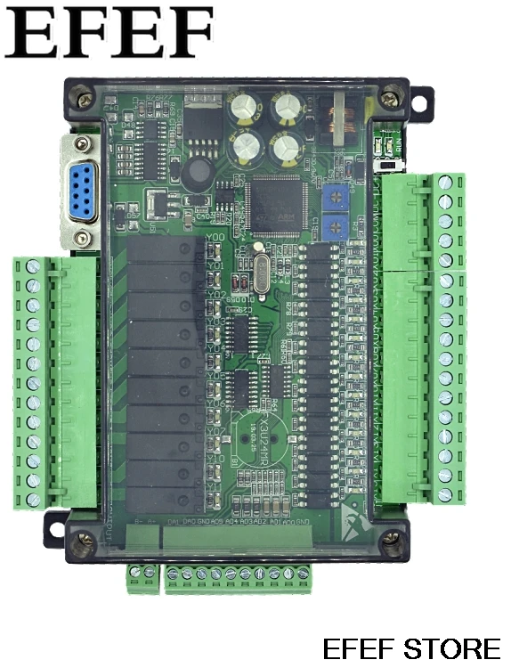 DC24V FX1N FX2N FX3U-24MT PLC промышленная плата управления 6AD 2DA 14 вход 10 транзисторов выход