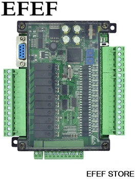 

DC24V FX1N FX2N FX3U-24MT PLC Industrial control board 6AD 2DA 14 input 10 transistor output RS485 RTC communications with shell