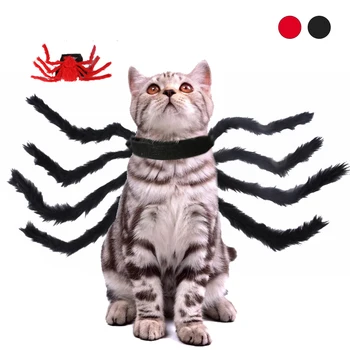 

Spider Wing Clothes Pet Halloween Christmas Chest Back Creative Cat Dog Small Dog Spider Transformation Costume CSV