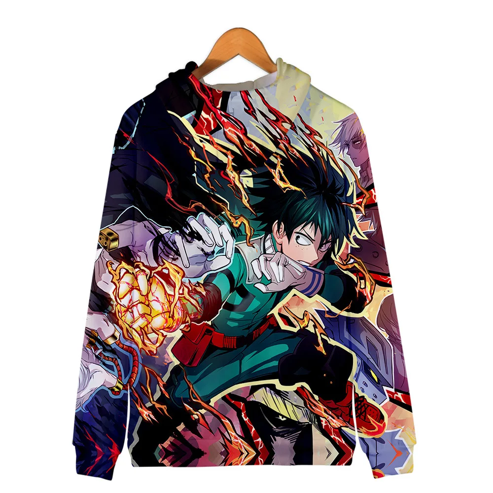 My Hero Academia Harajuku Anime Zipper Hoodies 4