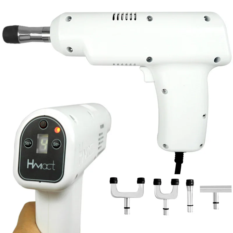 

2019 NEW LCD Electric Correction Gun Adjustable Intensity Therapy Chiropractic Adjusting Instrument Activator Massager 4 Head