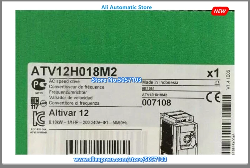ATV12H018M2 0,18 кВт AC скорость привода 220 В преобразователь частоты