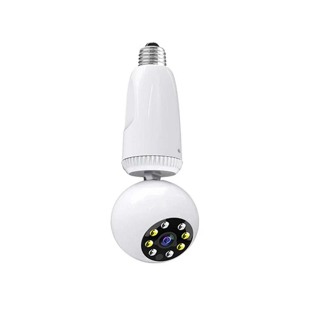 action camera hd HD 1080P 360 Rotate Auto Tracking Panoramic Camera Light Bulb Wireless Wifi Camera Remote Viewing Security old action camera