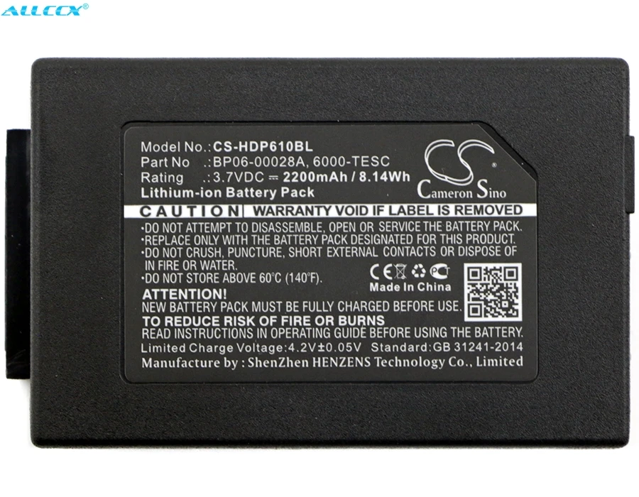 Аккумулятор Cameron Sino 2200 мАч 6000 TESC телефон для Dolphin/Handheld 6100 6110 Honeywell ScanPal 5100|Цифровые