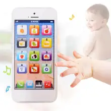 Детские игрушки для мобильных телефонов, развивающие игрушки для мобильных телефонов, светодиодный, обучающий английский, обучающий сотовый телефон, музыкальные электронные игрушки для детей