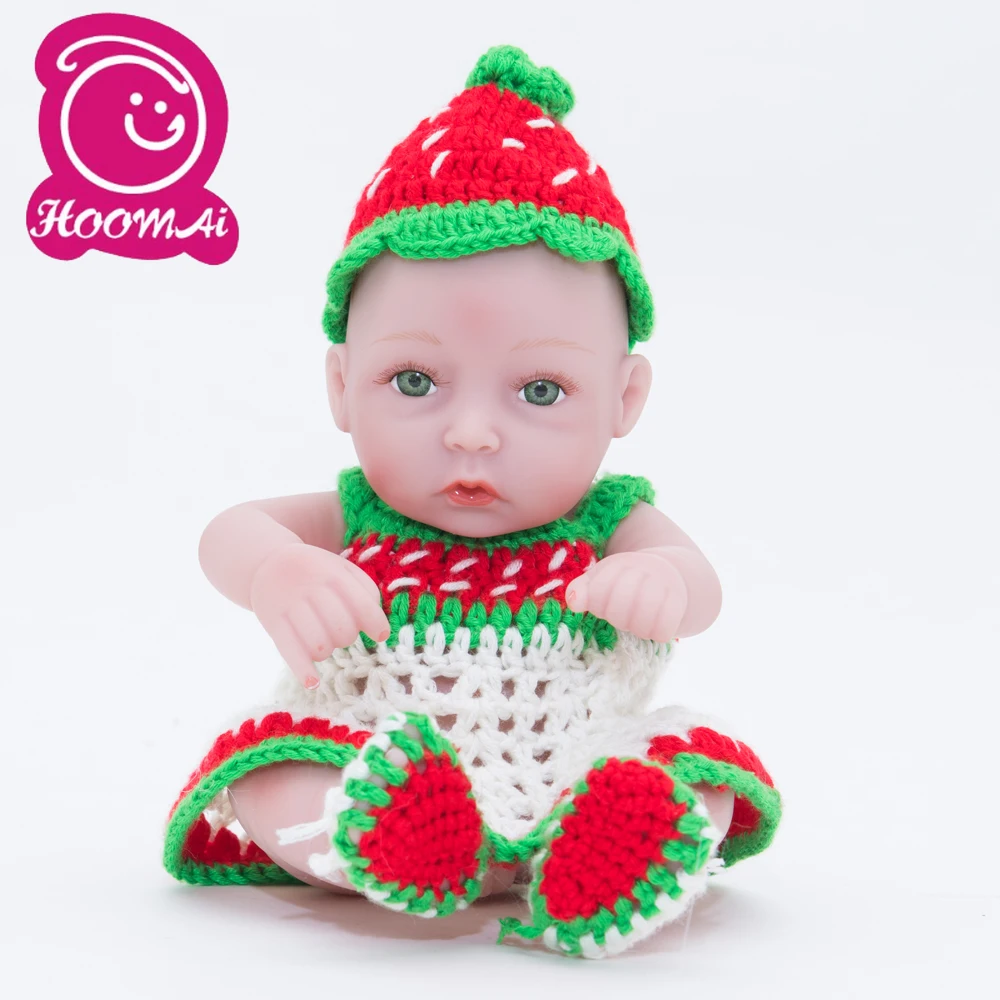 10 &quotмилый новорожденный мини Bebe Reborn Baby Doll полный силиконовый винил реалистичный