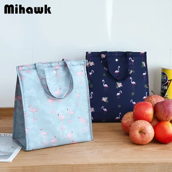 

Mihawk Cartoon Pattern Insulation Bag Oxford Fresh Keeping Food Container Picnic Pouch Eco-Friendly Cooler Tote Bags Supplies