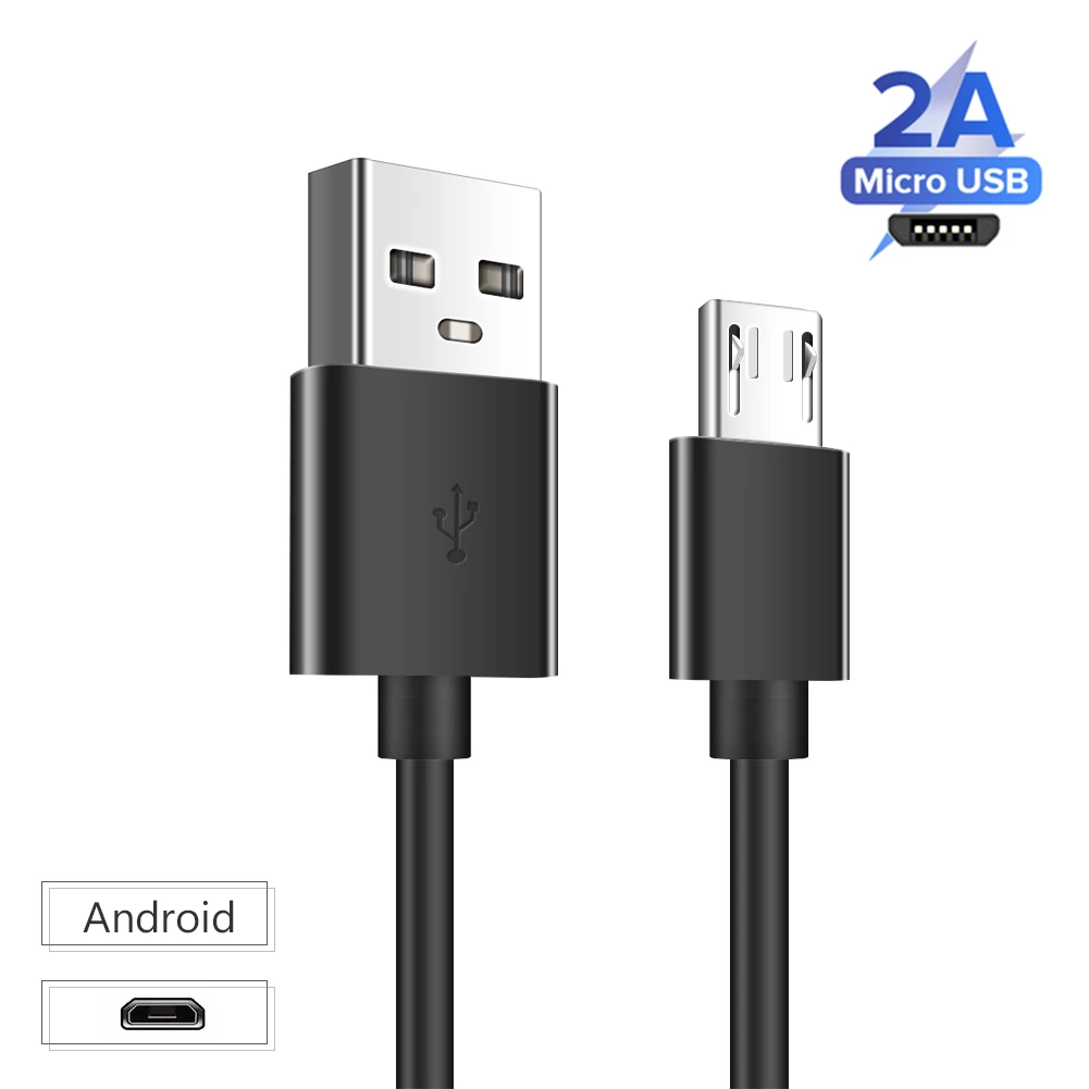 3 PCS Micro USB Cable for Xiaomi Redmi 7 7A Note 4 5 Pro Samsung S7 S6 Huawei HTC Nokia Micro B Charging Data For Android Phone best iphone cable