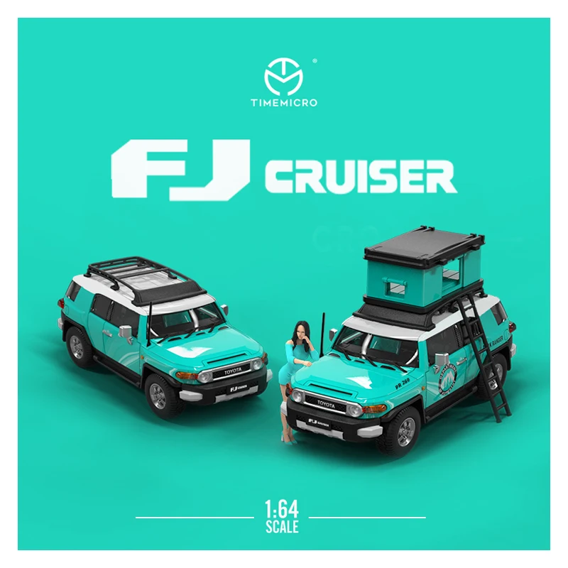 Time Micro 1:64 Toyota FJ Cruiser Off-road Vehicle Diecast Model Car Metal Gift For Boy Collection model | Игрушки и хобби