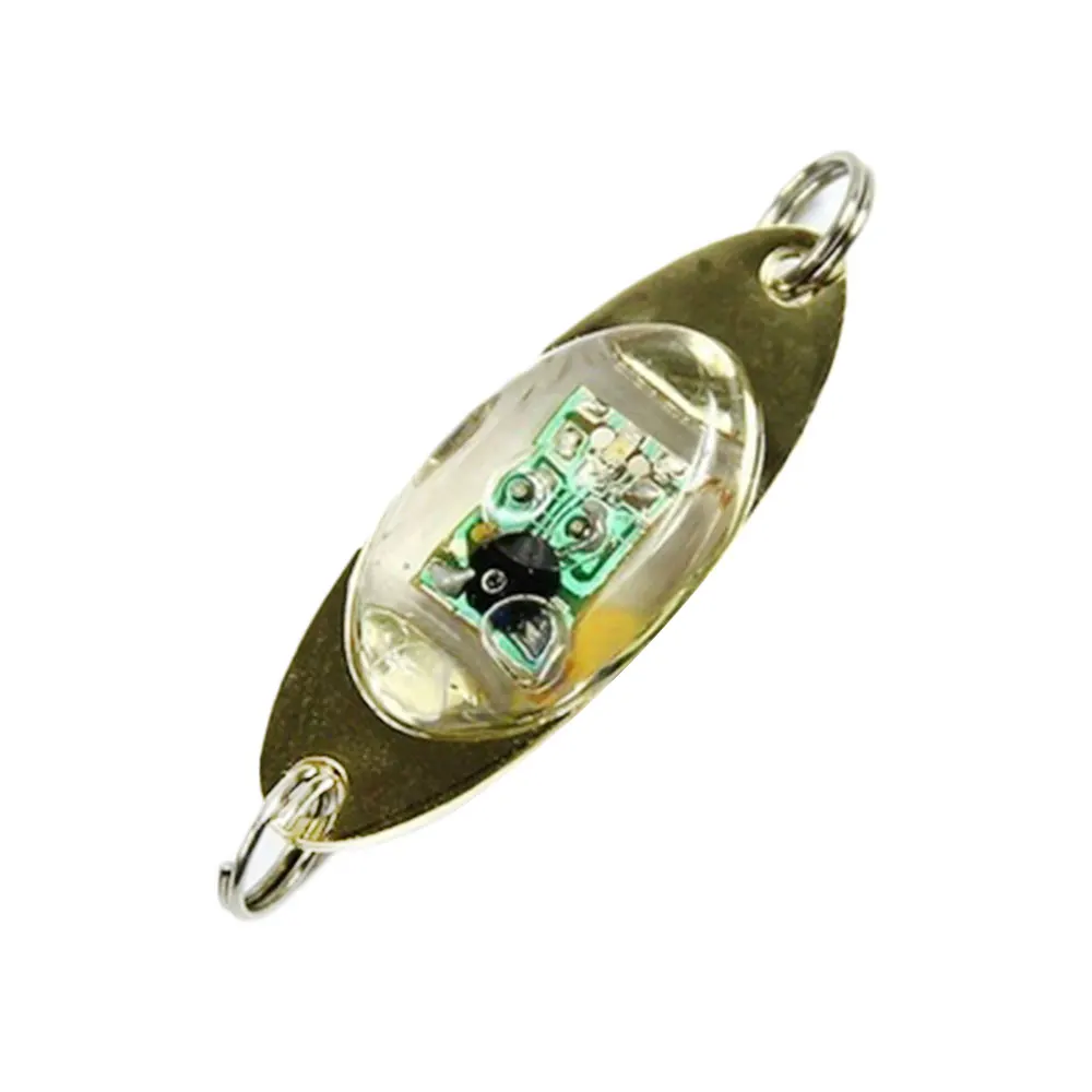 Artificial LED Underwater Eye Shape Fishing Lure Attract Bait Fish Light Tools - Color: green light
