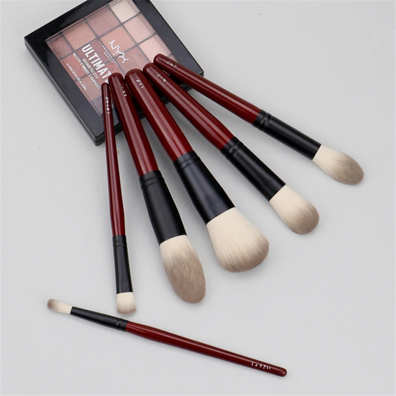Japanese Brand + SP Pro 6Pcs Makeup Brushes Set Soft Powder Brush