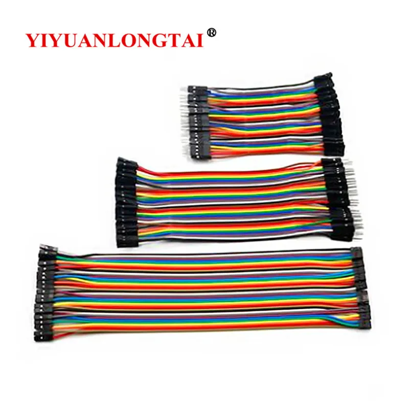 

40P DuPont jumper 10CM 20CM 30CM2.54MM for Arduino breadboard male to male to male and female to mother to female electronic DIY