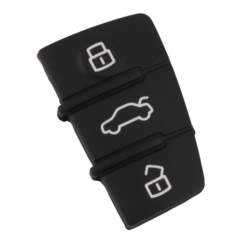 3 Button Replacement Key Fob Shell Case Fit for Audi A3 A4 A5 A6 A8 Keyless Entry Remote Key