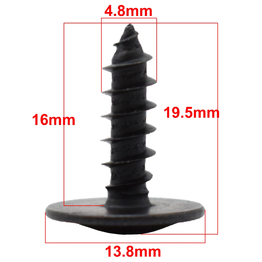 10pcs Engine Cover Undertray Splash Guard Fender Mud Flaps Wheel Arch Torx Screw Bolt Fastener Clips for VW auto fasteners auto accessories car accessories car screws stainless steel clips stainless steel screw