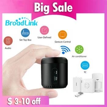 

Broadlink RMMini3 S2 Kit Compatible With Alexa Google Home RF Security Alarm Detector Motion Sensor IR+4G+WiFi Remote Control