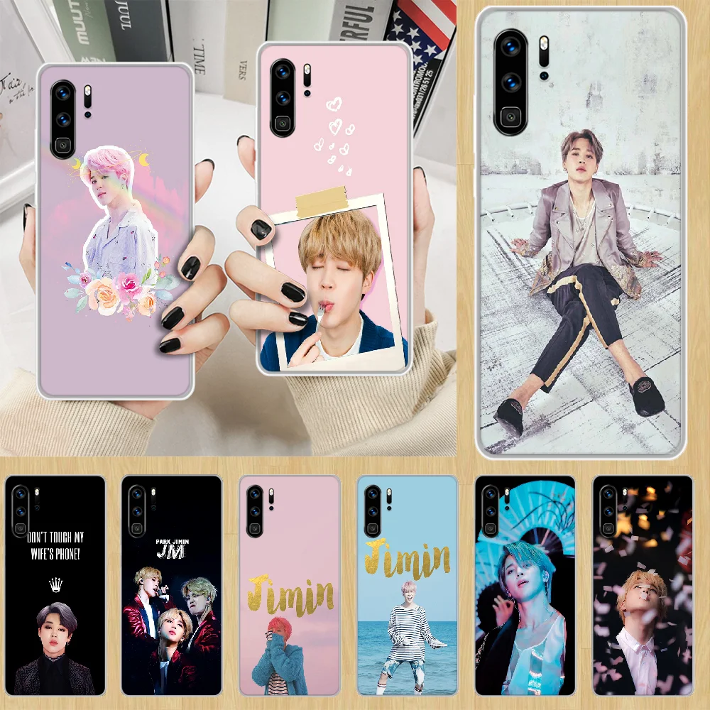 

JiMin Bangtan Boys KPOP Phone Case hull For HUAWEI p 8 9 10 20 30 40 smart Lite 2017 19 Pro Z transparent hoesjes silicone