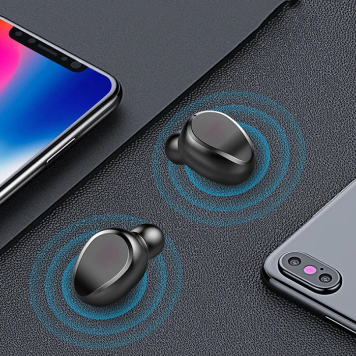 Беспроводная гарнитура Bluetooth 5,0, водонепроницаемые наушники с зарядным устройством для спорта GDeals