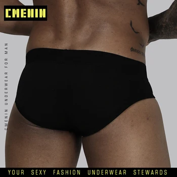 

Hot Sale Quick Dry Sexy Mens Underwear Briefs Striped Male Underwear Cotton Men's Briefs Bikini Gay Underwear Gift AD06