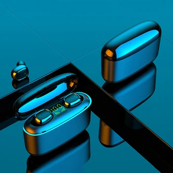 

Led display Bluetooth wireless Earphones Sports Waterproof earbuds 3500mAh Charging Box For iphone huawei xiaomi