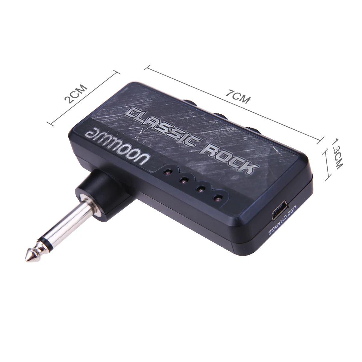 ammoon Portable Electric Guitar Amplifier Amp Mini Headphone Amp Built in Distortion Effect Top Quality Guitar Accessories Parts