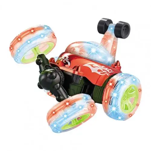 Graffiti controle remoto carro rc stunt basculante carros com 360 rolando  dança recarregável 2.4ghz rc brinquedo do carro para crianças meninos  meninas - AliExpress