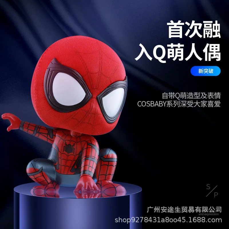 9x8cmDisney креативный Человек-паук мультфильм cardoll Украшение Фигурка модель аксессуары