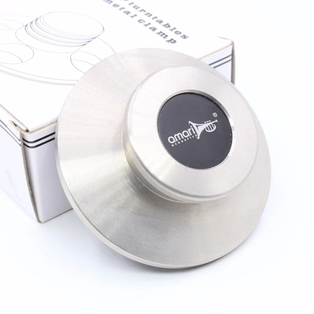Hi-end 304# Нержавеющая сталь 386g LP записывающий диск зажим для проигрывателя Monza LP стабилизатор