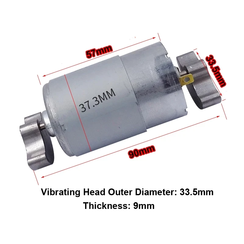 555 Doppio Settore Testa Vibrazione Motore Elettrico Dc 6V 12 V 24V 4000 Giri/Min 8000 Giri/Min Motori Vibratore Ad Alta Velocità 12 V Massaggio Motor