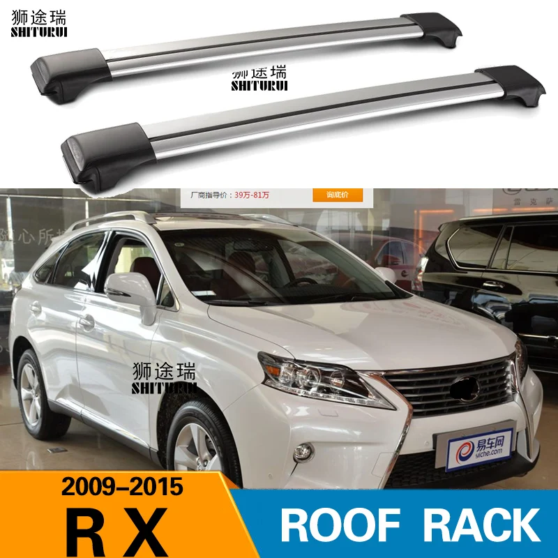 2 шт. кровельные рейки для LEXUS RX Series 270 350 5 dr SUV 2008 2016 из алюминиевого