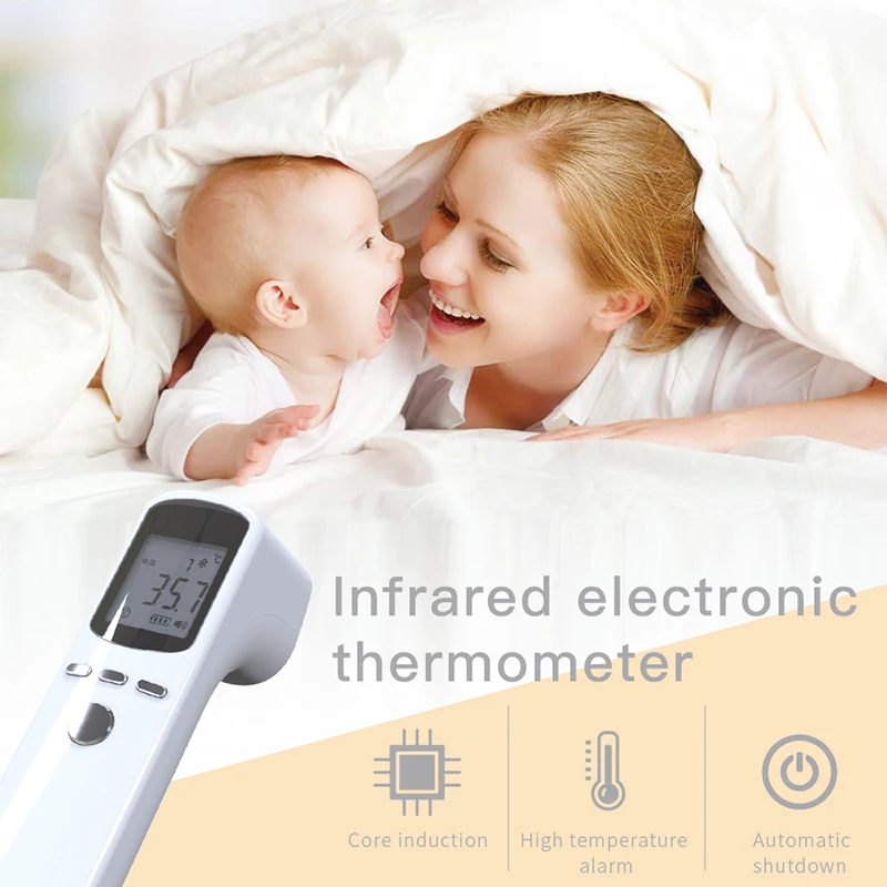 

Handheld Infrared Thermometer Forehead Body Temperature Meter Measuring Backlight for Baby Adult DJA99