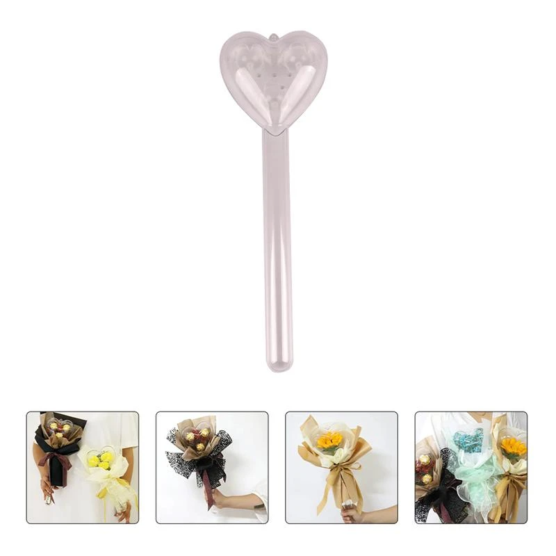 Heart Shaped Flower Box Love Wand Box Floral Storage Box ...