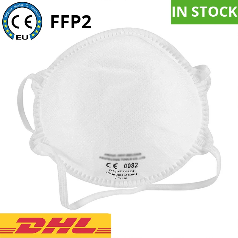 

IN Stock 20PCS Disposable FFP2 KN95 Face Mask Dust Mask Non Valve Respirator With CE Approved Flu Protection PM 2.5 PK Smart MI