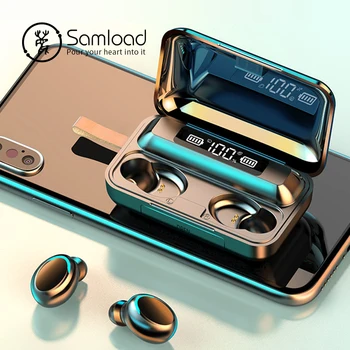 

Bluetooth Headphone Binaural Noise Cancelling Wireless Earbuds Running In-Ear Earphone Portable Charging Case For iPhone samsung