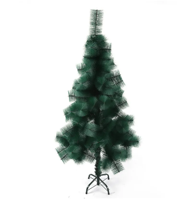 1 шт. ПВХ 60 см новогодняя елка моделирование декоративное дерево зеленое растение новогодний Рождественский подарок домашний офис торговый центр Садовые принадлежности для деревьев