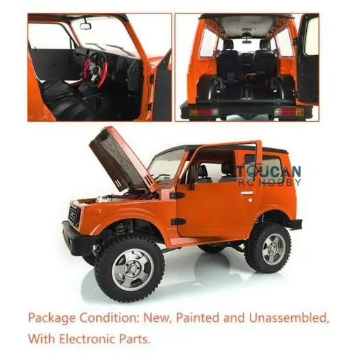 RC Капо модель гоночный гусеничный автомобиль SIXER1 Самурай Jimny DIY ESC Мотор сервопривод