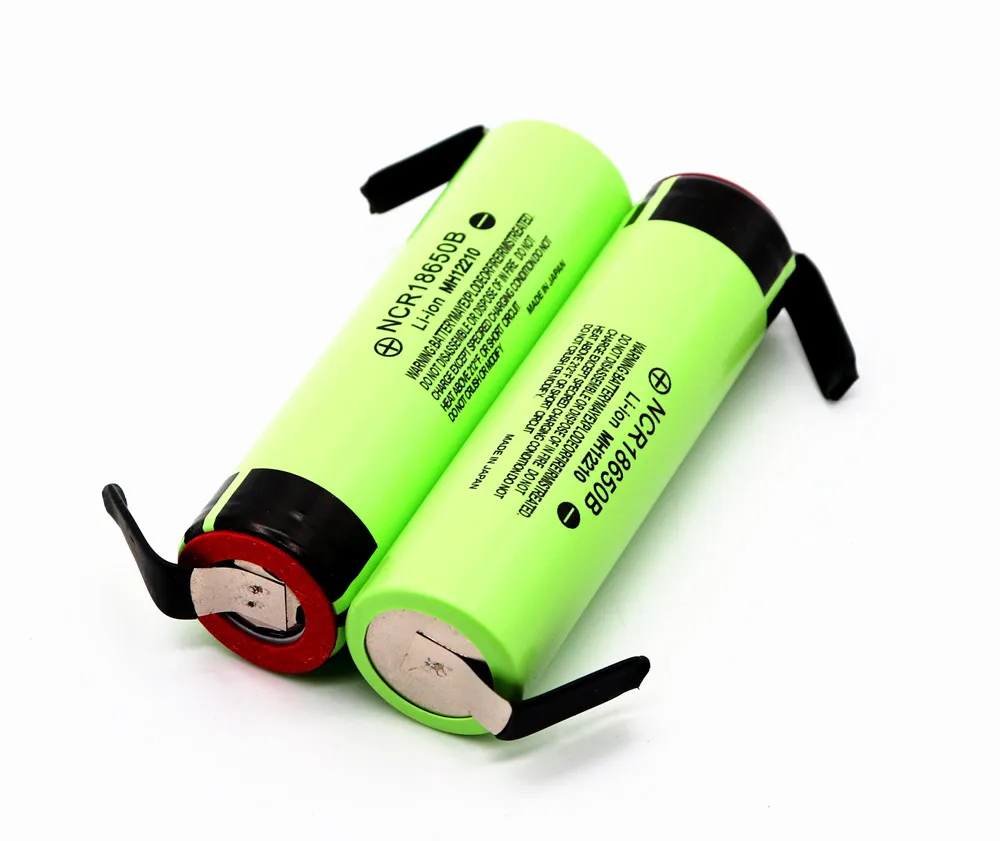 100% оригинал Nuevo NCR 18650B 18650 Li Ion recargable de la batera 3400 мАч 3 7 В para linterna/or + DIY nquel
