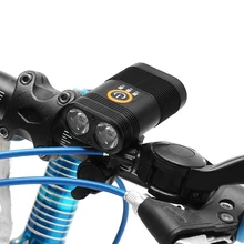 XANES DL09 1000LM 2 x XPE светодиодный 150 ° Широкий угол 5 режимов Умный индикатор IPX6 велосипедный светильник для велосипеда фонарь